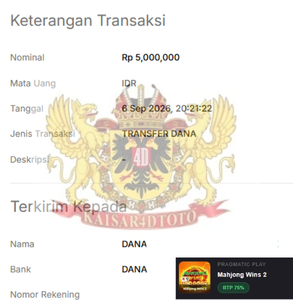 BUKTI JACKPOT KAISAR4DTOTO