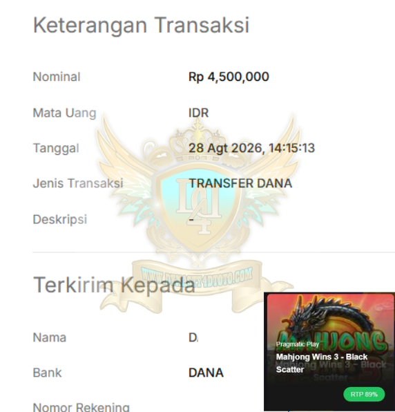 BUKTI JACKPOT DYNASTY4DTOTO