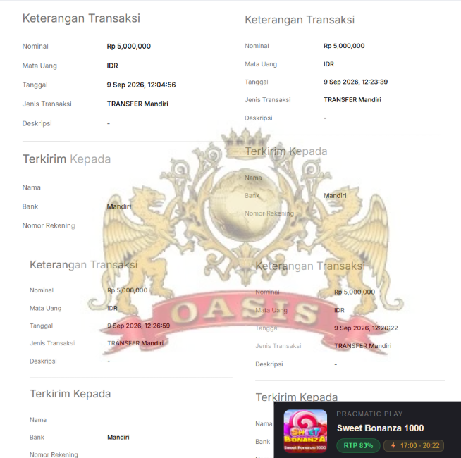 BUKTI JACKPOT OASISTOGEL