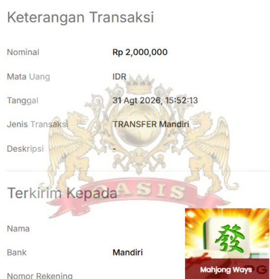 BUKTI JACKPOT OASISTOGEL