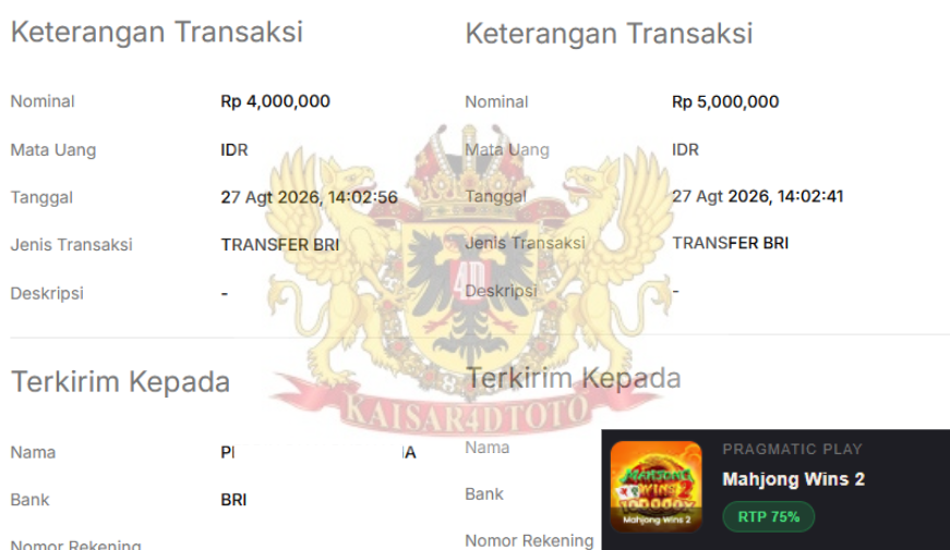 BUKTI JACKPOT KAISAR4DTOTO