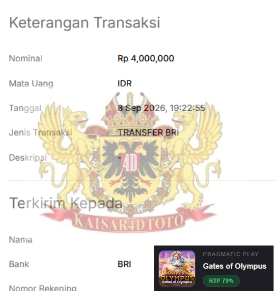 BUKTI JACKPOT KAISAR4DTOTO