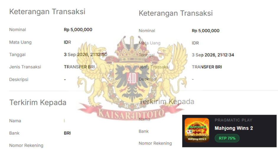 BUKTI JACKPOT KAISAR4DTOTO