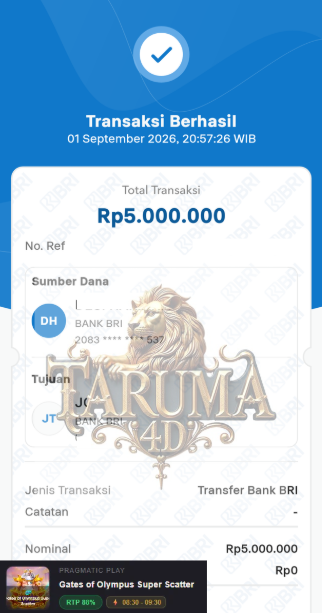BUKTI JACKPOT TARUMA4D