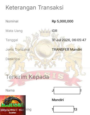 BUKTI JACKPOT OASISTOGEL