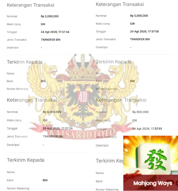 BUKTI JACKPOT KAISAR4DTOTO