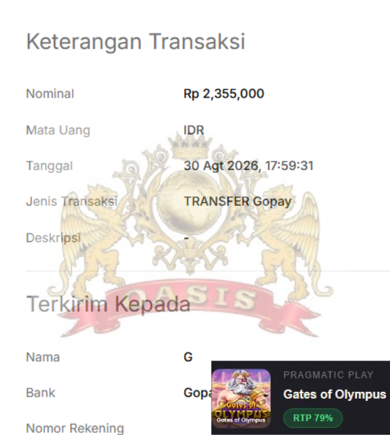 BUKTI JACKPOT OASISTOGEL