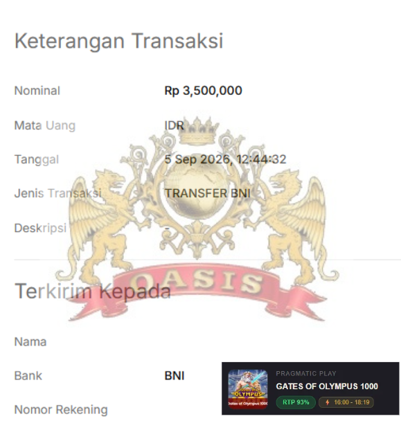 BUKTI JACKPOT OASISTOGEL