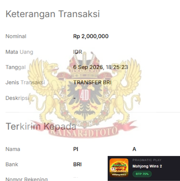 BUKTI JACKPOT KAISAR4DTOTO