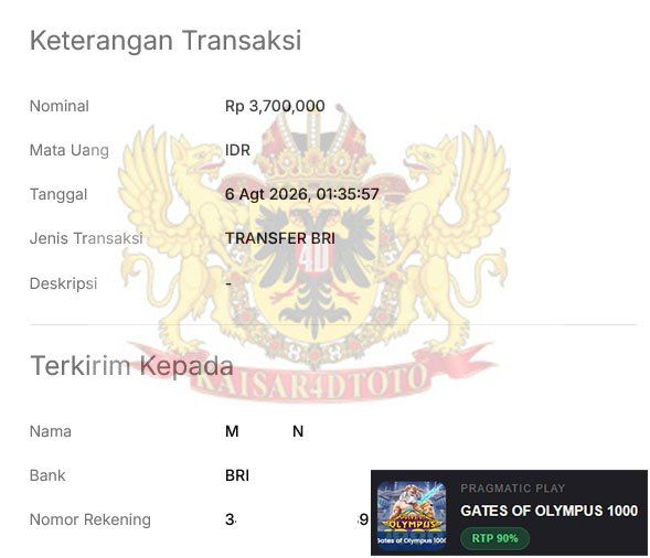 BUKTI JACKPOT KAISAR4DTOTO