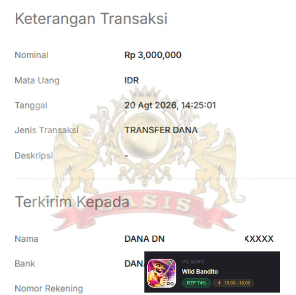 BUKTI JACKPOT OASISTOGEL