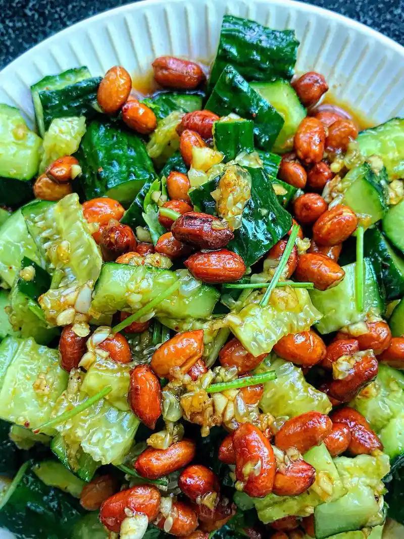 Chilled Cucumber with Peanuts