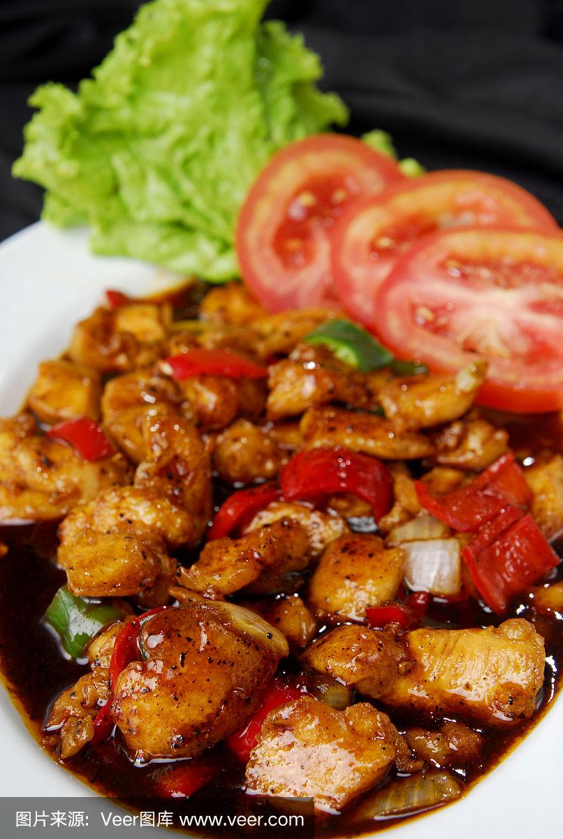 Black Pepper Chicken