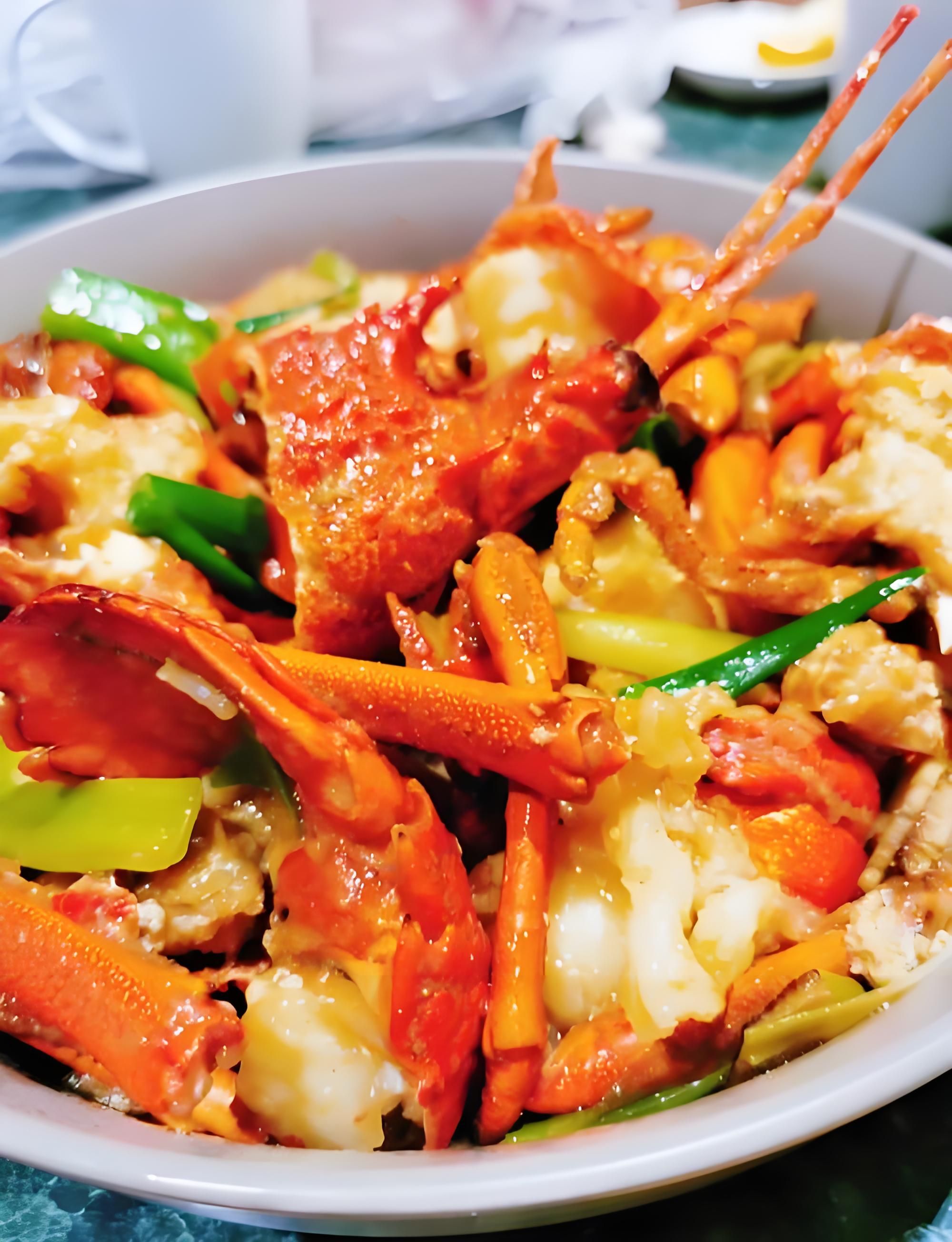 Ginger & Spring Onion Lobster