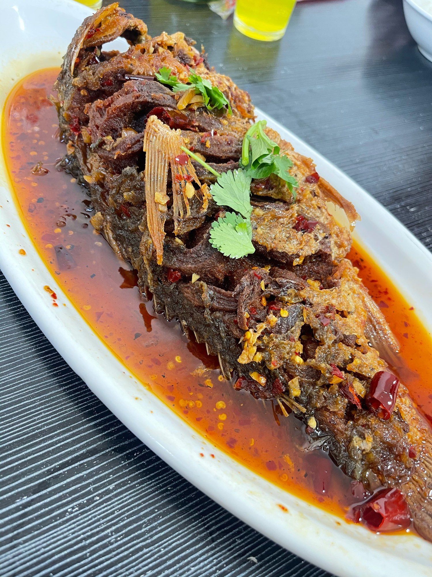 Dry-Braised Whole Fish