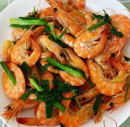Ginger & Spring Onion Prawns