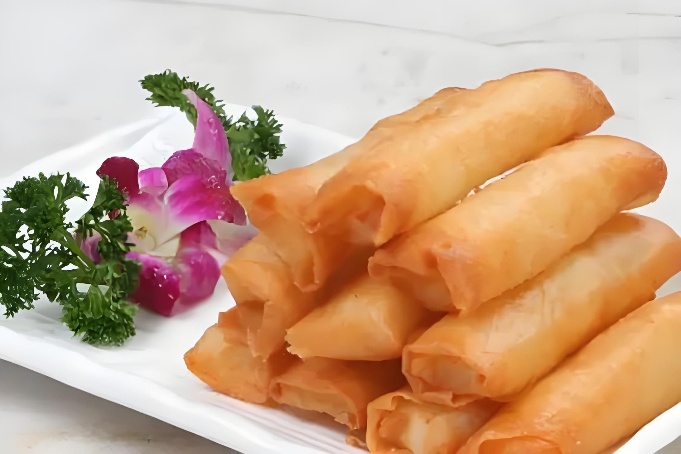 Mini Vegetable Spring Rolls (6 pcs)