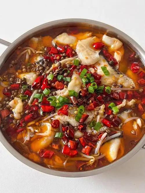 Sichuan Sizzling Fish in Chili Broth