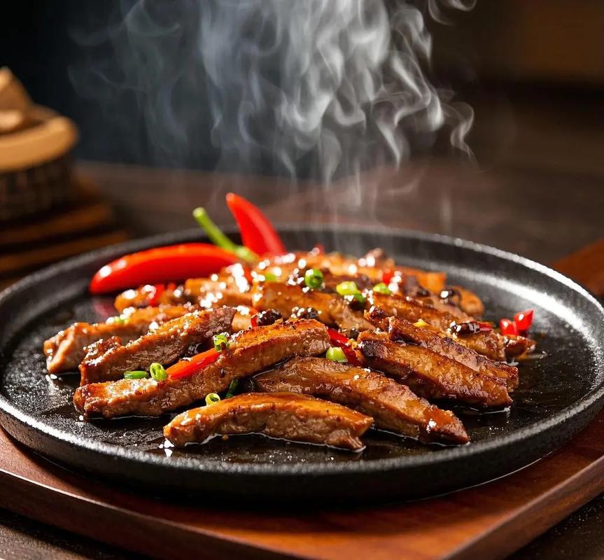 Sizzling Black Bean Pepper Beef Fillet