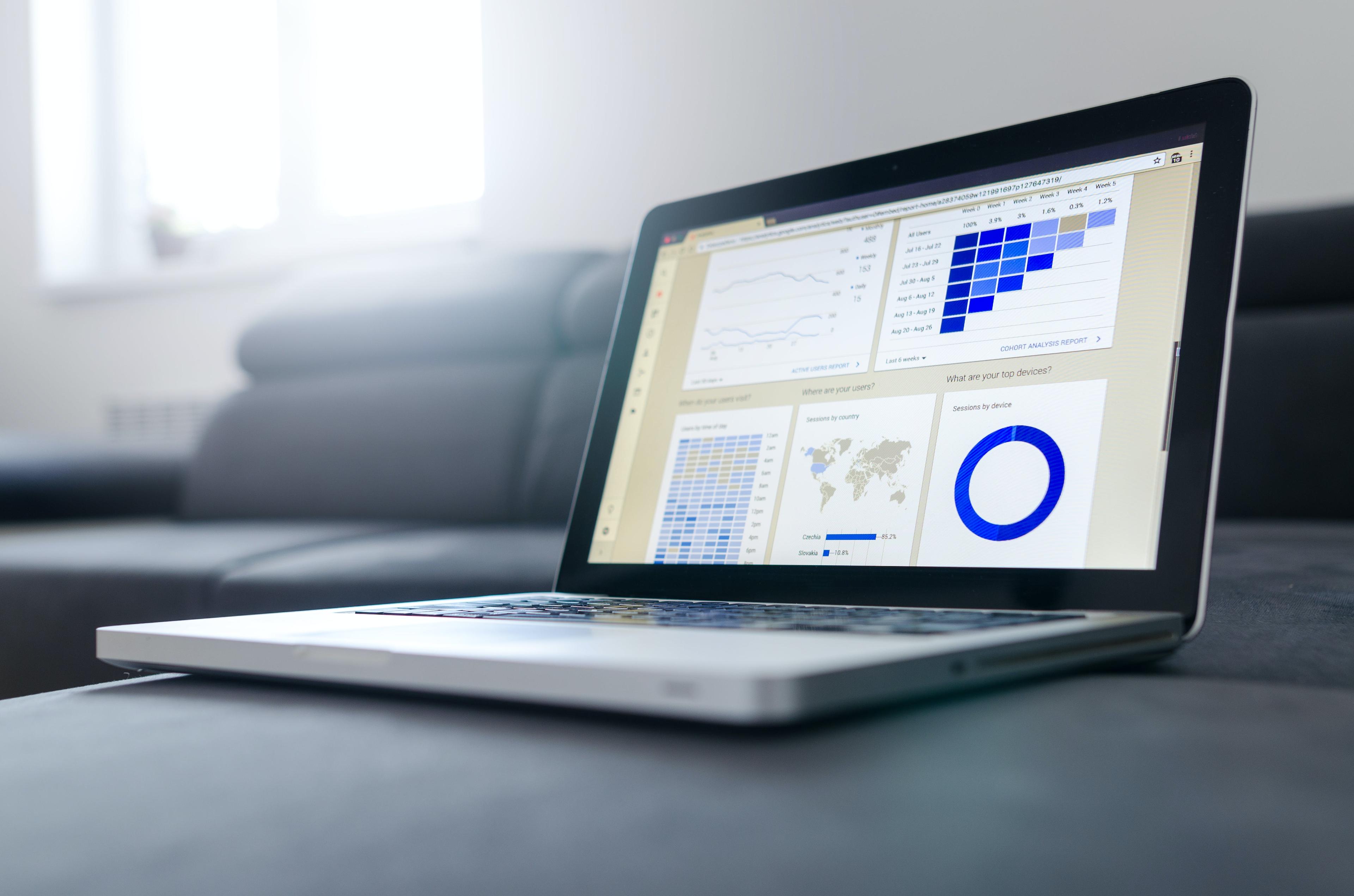 PowerBI na tela do computador