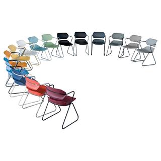Acton chairs organized in half circle