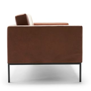 Brown Ali sofa from side