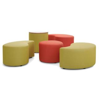 Facelift Polliwogs in red and dark yellow with table