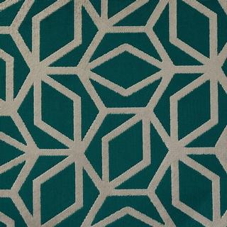 Green and white patterned fabric
