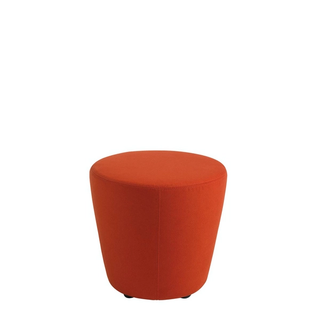 Red ottoman