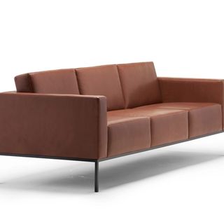 Brown Ali sofa from front