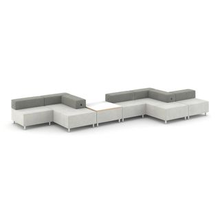 Facelift Fair & Square seating in dark and light gray