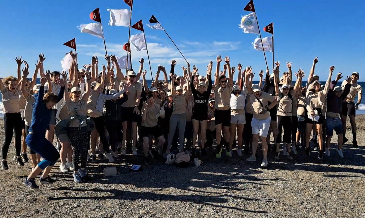Spanje incentive reis Malaga teambuilding op strand