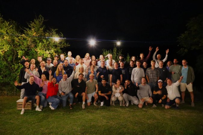 Spain incentive trip Catalonia group photo