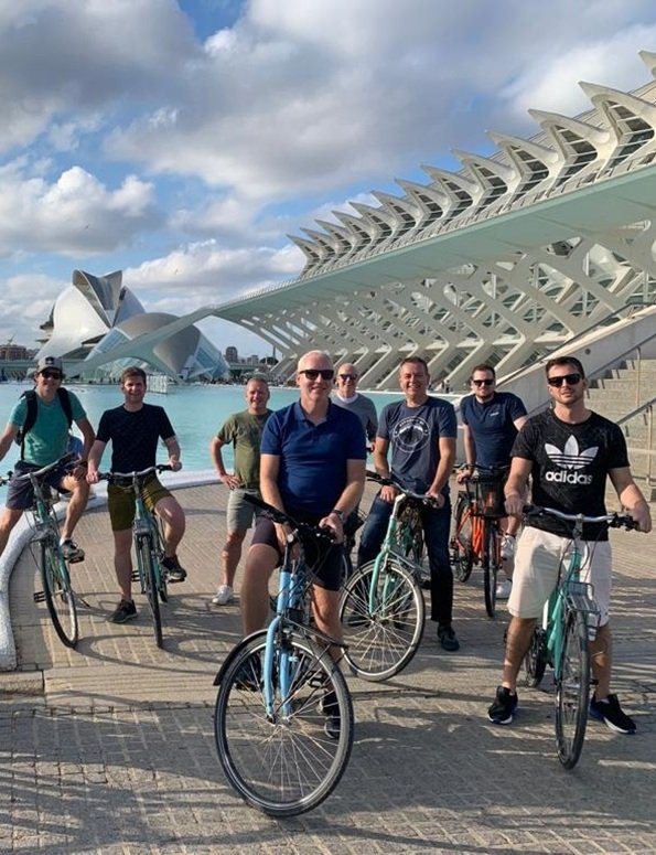 valencia incentive trip teambuilding activity biketour