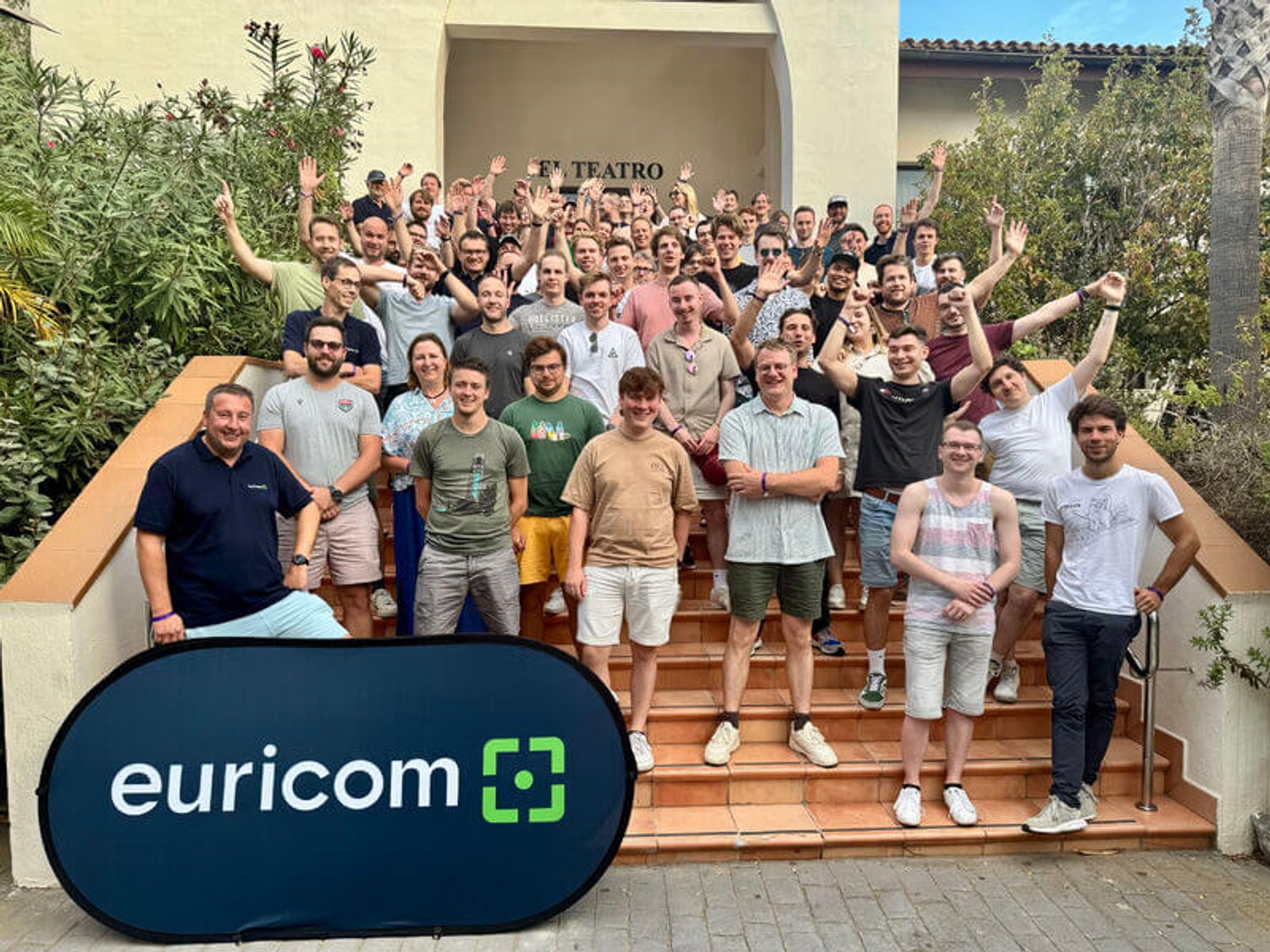 Company offsite in Spanje voor Euricom groep foto