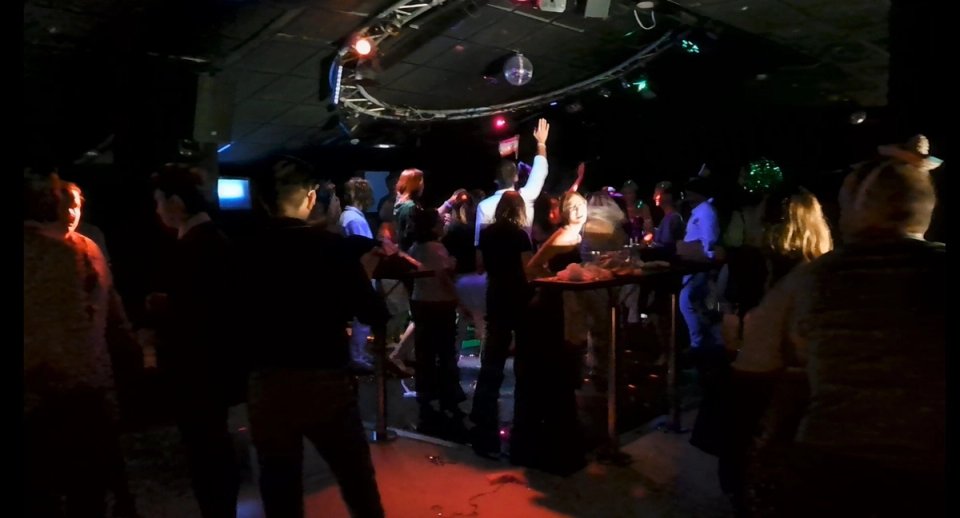 Bedrijfsreis naar Spanje Malaga feestje avond in disco