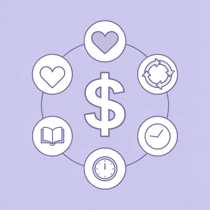 Network diagram showing pharmacy shopping, manufacturer programs, and sustainable care models connected to affordable oral semaglutide treatment