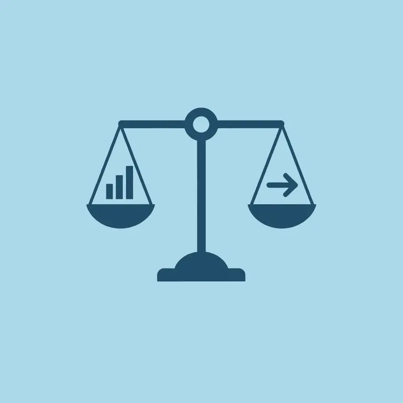 Balance scale comparing Semaglutide's extended duration and 15% higher weight loss efficacy against standard GLP-1 medications