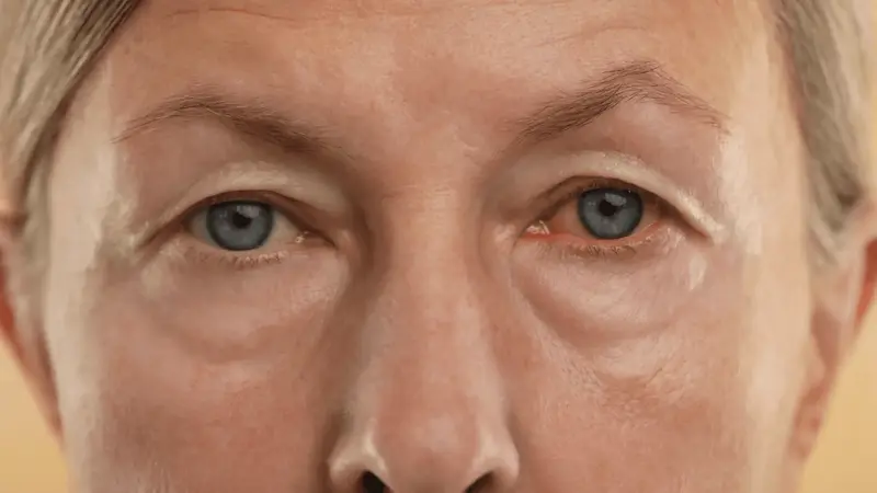 woman with blue eyes - Semaglutide Eye Side Effects