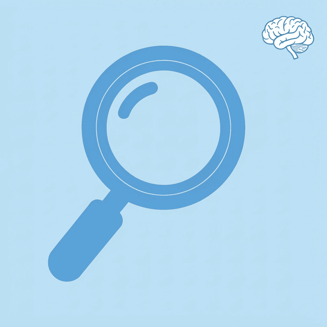 Magnifying glass focusing on molecular structure and cellular binding mechanisms of semaglutide