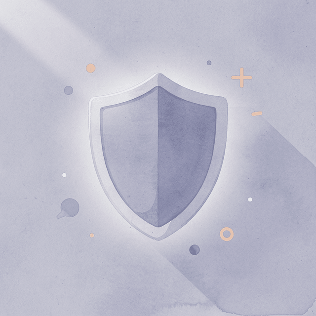 Shield icon representing safety and protection