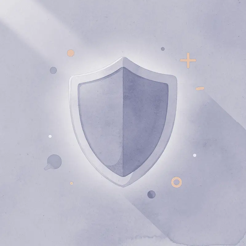 Shield icon representing safety and protection