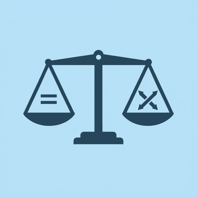 Balance scale comparing the misconception that all GLP-1 medications are identical versus the reality of varying potencies and clinical outcomes
