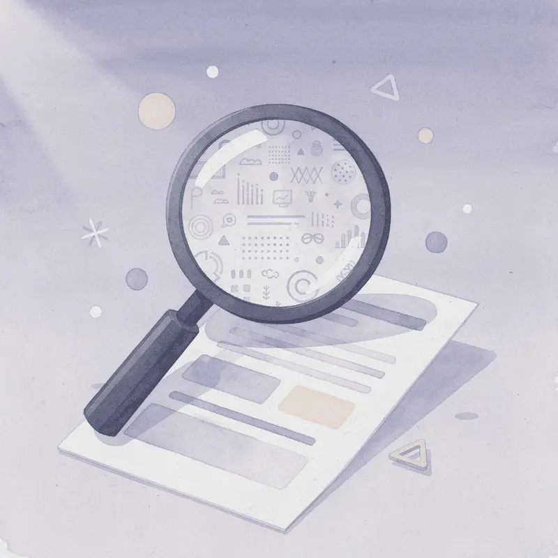 Magnifying glass examining transformation results representing detailed analysis of semaglutide before and after outcomes