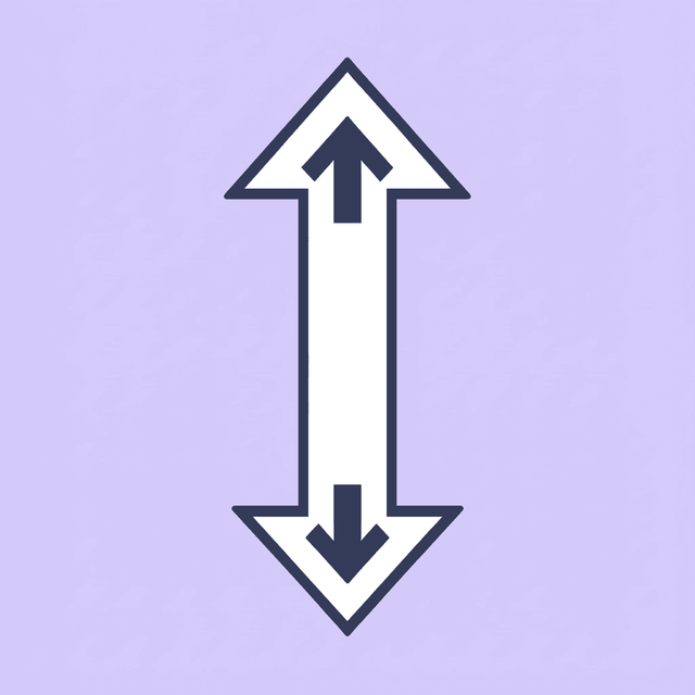 Upward arrow showing weight loss improvement range from 6% to 15% of body weight