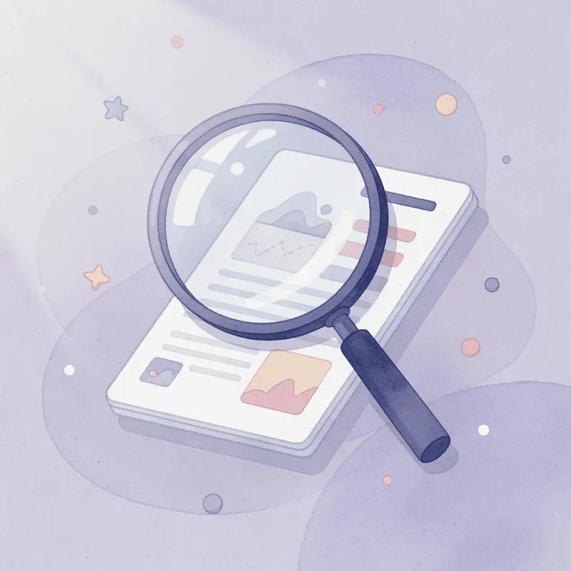 Magnifying glass examining medication showing identical active ingredients