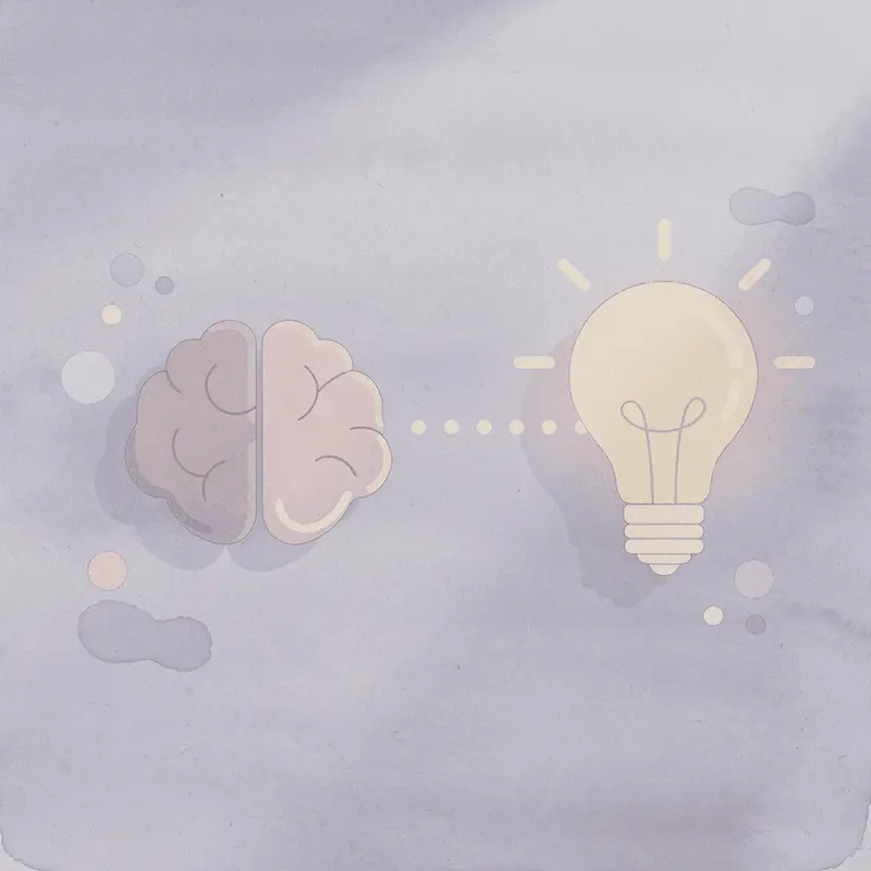 Clock icon connected to a pill representing a daily dosing routine