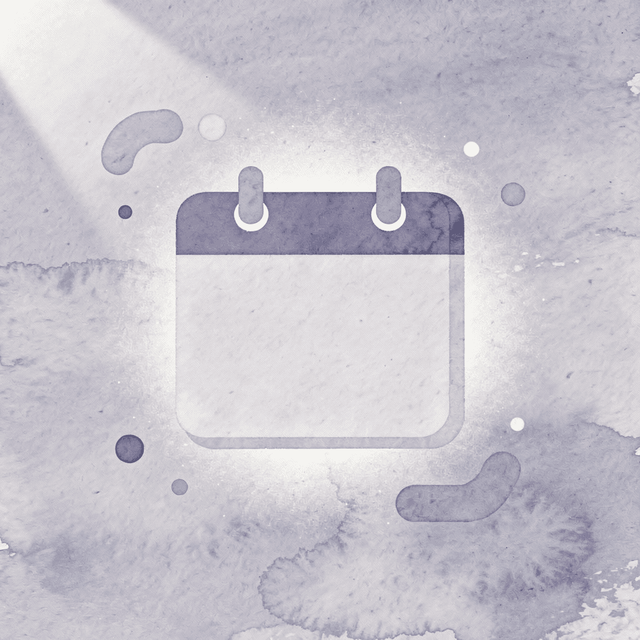 Calendar icon representing a gradual weight loss timeline