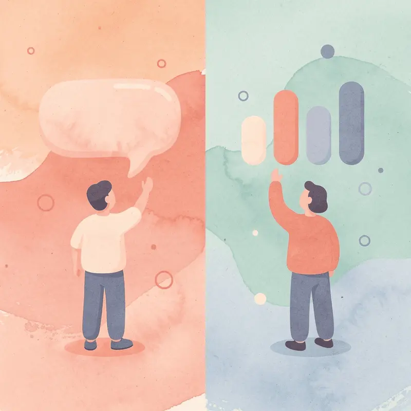 Split scene showing social media highlight reel versus real weight loss journey