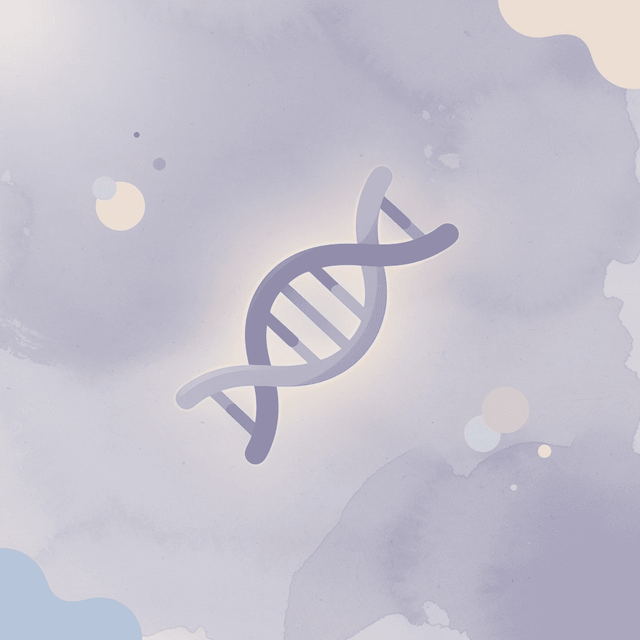 DNA strand icon representing hair follicle health